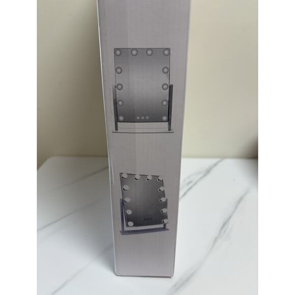 Hieey LED Lighted Makeup Vanity Mirror 12 Bulbs Touch Control 3 Light Modes - Picture 3 of 3